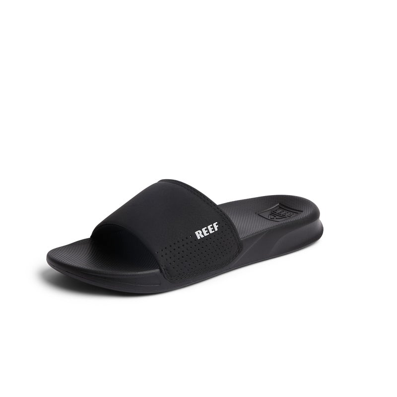 Reef One Slide Mens Sandal, Lightweight & Water Friendly, Black, 7 - Image 1
